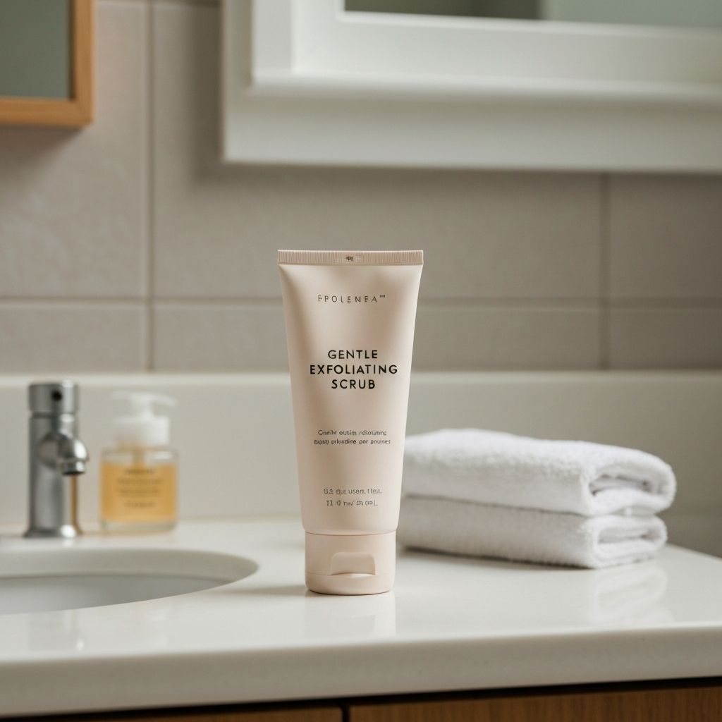 Пилинг в мека пластмасова тубка, готин на докосване